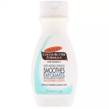 Palmer's, Cocoa Butter Formula с витамином E, разглаживающий лосьон Alpha/Beta Hydroxy, 250 мл (8,5 жидкой унции)