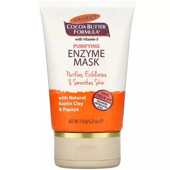 Palmer's, Cocoa Butter Formula с витамином E, очищающая маска с ферментами, 120 г (4,25 унции)