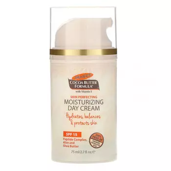 Palmer's, Увлажняющий дневной крем с маслом какао, широкий спектр SPF 15, 2,7 унц. (75 мл)
