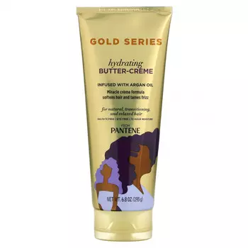 Pantene, Gold Series, увлажняющий крем с маслом, 193 г (6,8 унции)