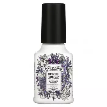 Poo-Pourri, Туалетный спрей Before-You-Go, лаванда и ваниль, 59 мл (2 жидк. Унции)