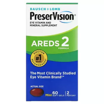 PreserVision, AREDS 2 Formula, 60 мягких таблеток