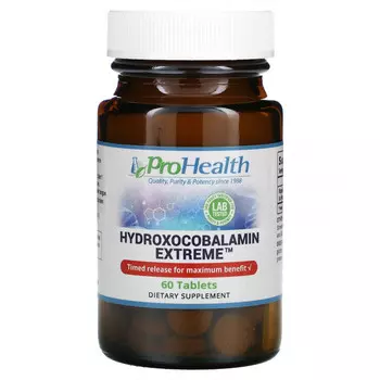 ProHealth Longevity, Hydroxocobalamin Extreme, 60 таблеток