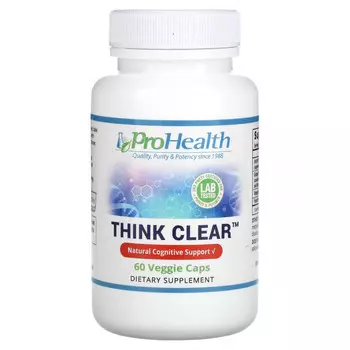 ProHealth Longevity, Think Clear, 60 растительных капсул