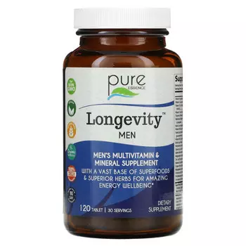 Pure Essence, Longevity Men, 120 таблеток
