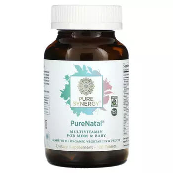 Pure Synergy, PureNatal, 120 таблеток