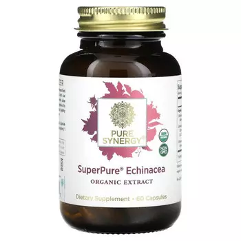 Pure Synergy, SuperPure эхинацея, 60 капсул