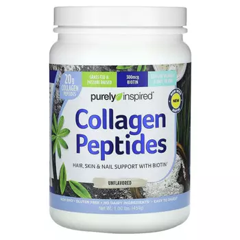 Purely Inspired, пептиды коллагена, с нейтральным вкусом, 454 г (1 фунт)