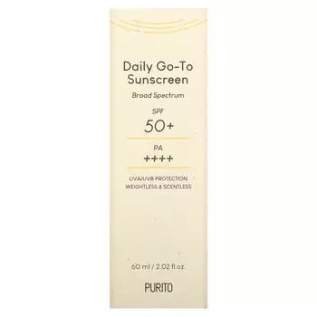 Purito, Daily Go-To Sunscreen, SPF 50+ PA++++, 2.02 fl oz (60 ml)