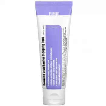 Purito, Dermide Cica Barrier Sleeping Pack, 2,70 жидких унций (80 мл)