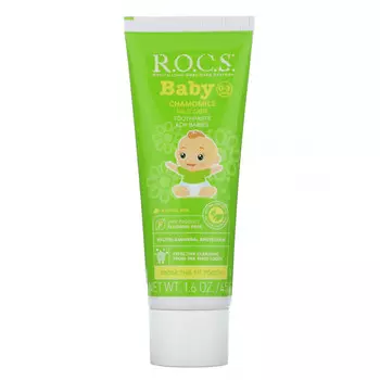 R.O.C.S., Baby, зубная паста с ромашкой, для детей 0?3 лет, 45 г (1,6 унции)