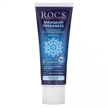 R.O.C.S., зубная паста для максимальной свежести, 94 г (3,3 унции)