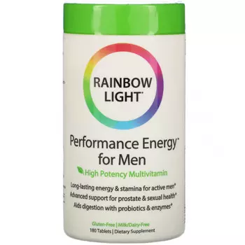 Rainbow Light, Performance Energy для мужчин, 180 таблеток