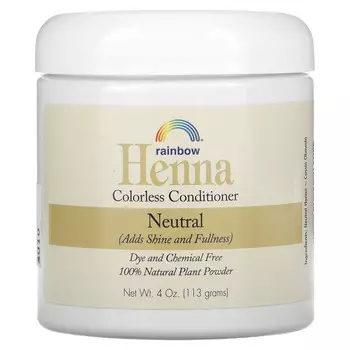 Rainbow Research, Persian Neutral, бесцветный кондиционер, придает блеск и объем, 4 унции (113 г)
