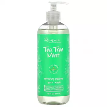 Renpure, Tea Tree Mint, освежающее увлажняющее средство для душа, 561 мл (19 жидк. Унций)