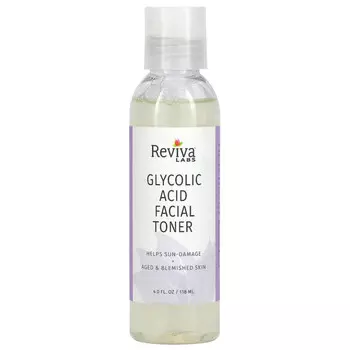 Reviva Labs, тоник для лица с гликолевой кислотой, 118 мл (4 жидк. унции)