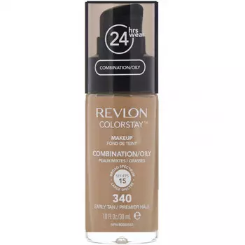 Revlon, Макияж для комбинированной и жирной кожи Colorstay, оттенок легкого загара 340, 30 мл