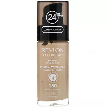 Revlon, Макияж для комбинированной и жирной кожи Colorstay, оранжево-желтый оттенок 150, 30 мл