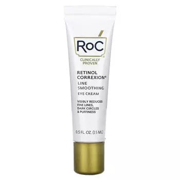 RoC, Разглаживающий крем с ретинолом для кожи вокруг глаз, 15 мл (0,5 унции)