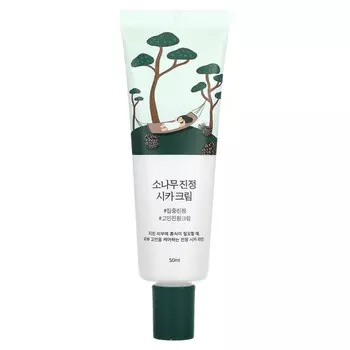 Round Lab, Успокаивающий крем Cica, сосновый, 50 мл