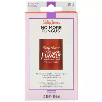 Sally Hansen, No More Fungus, противогрибковое средство максимального действия, 39 мл (1,3 жидк. унции)