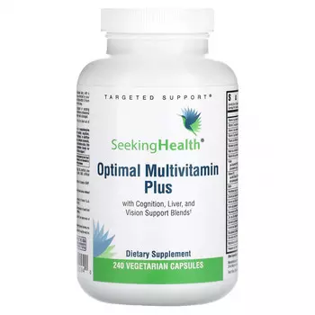 Seeking Health, Optimal Multivitamin Plus, 240 вегетарианских капсул