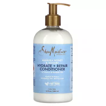 SheaMoisture, Manuka Honey & Yogurt, увлажняющий и восстанавливающий кондиционер, 384 мл (13 жидк. Унций)