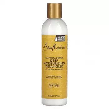 SheaMoisture, Необработанное масло ши, глубокое увлажняющее средство для расчесывания волос, 237 мл (8 жидк. Унций)