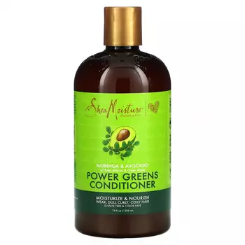 SheaMoisture, Power Greens, кондиционер, «Моринга и авокадо», 384 мл (13 жидк. унций)