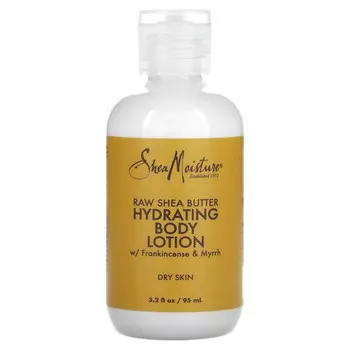 SheaMoisture, Увлажняющий лосьон для тела с необработанным маслом ши, для сухой кожи, 95 мл (3,2 жидк. Унции)