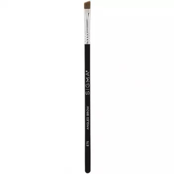 Sigma, E75, Angled Brow, кисть для бровей с угловым срезом, 1 шт.