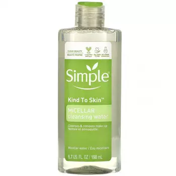 Simple Skincare, Мицеллярная очищающая вода, 198 мл (6,7 жидк. Унции)