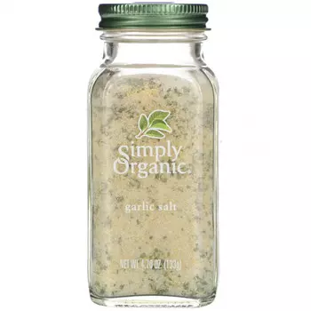 Simply Organic, Чесночная соль, 4,7 унции (133 г)