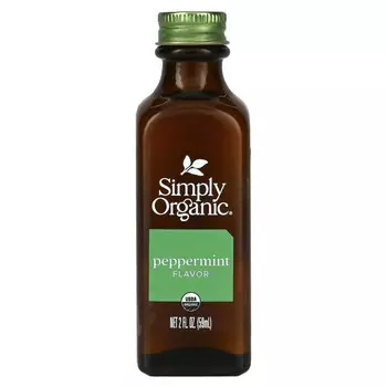 Simply Organic, Экстракт перечной мяты, 2 жидкие унции (59 мл)