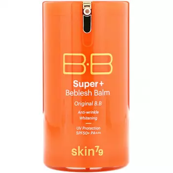 Skin79, Super+ Beblesh, оригинальный BB-крем, SPF 50+ PA+++, апельсин, 40 мл