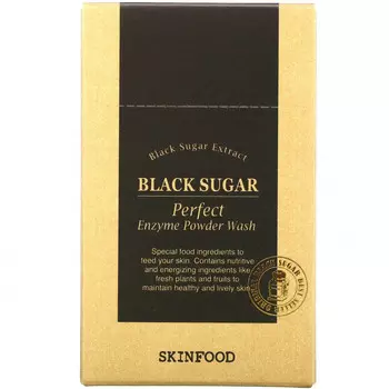 Skinfood, Black Sugar, идеальный энзимный порошок для стирки, 30 пакетиков по 1,2 г (0,04 жидк. Унции)