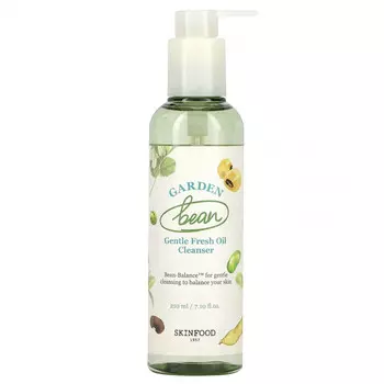 SKINFOOD, Garden Bean, мягкое очищающее средство со свежим маслом, 210 мл (7,1 жидк. Унции)