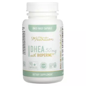 SMNutrition, DHEA with Bioperine , 50 mg , 90 Capsules