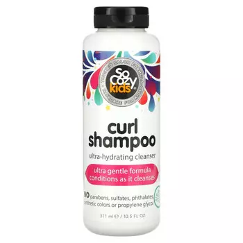 SoCozy, Kids, Curl Shampoo, шампунь для детей, ультраувлажнение и очищение, 311 мл (10,5 жидк. унции)