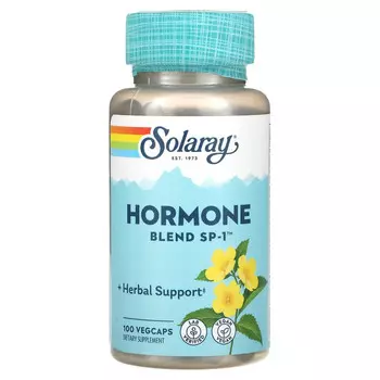 Solaray, Гормональная смесь SP-1, 100 растительных капсул