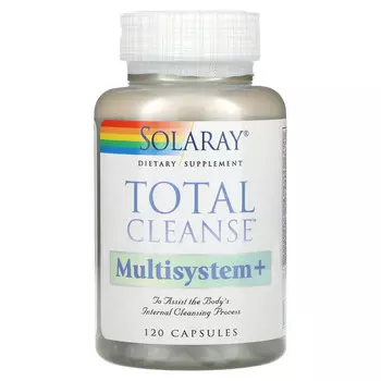 Solaray, Total Cleanse, Multisystem +, 120 капсул