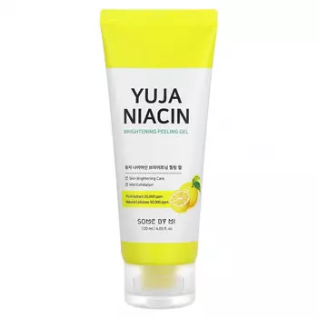 SOME BY MI, Осветляющий пилинг-гель с ниацином Yuja, 120 мл (4,05 жидк. Унции)