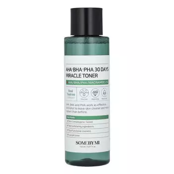 Some By Mi, Тоник AHA.BHA.PHA 30 Days Miracle, 150 мл