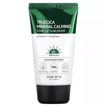 SOME BY MI, Truecica Mineral Calming, тонизирующее солнцезащитное средство, SPF 50+ PA ++++, 50 мл (1,69 жидк. Унции)