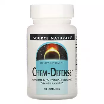 Source Naturals, Chem-Defense, апельсин, 90 пастилок