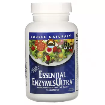 Source Naturals, Essential EnzymesUltra, 120 капсул