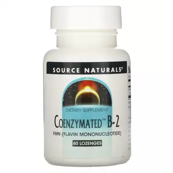 Source Naturals, ферментированный витамин B-2, 60 мг, 120 пастилок