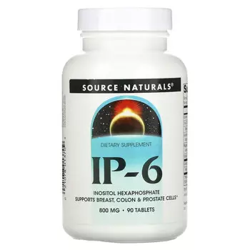 Source Naturals, IP-6, 800 мг, 90 таблеток