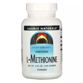 Source Naturals, L-Метионин 3.53 унции (100 г)
