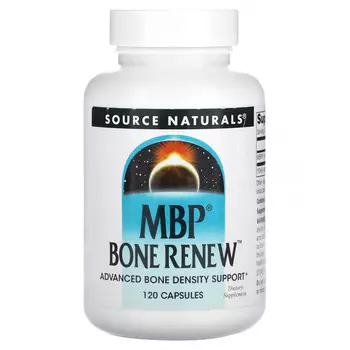 Source Naturals, Обновление костей MBP, 120 капсул